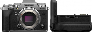 Fujifilm X-T4 Gehäuse silber  +  VG-XT4