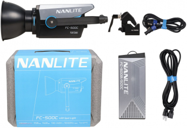 NANLITE FC-500C full-color reportage and studio spotlight