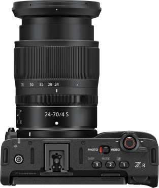 Nikon ZR + 24-70mm f4 S + ME-D10 Richtmikrofon