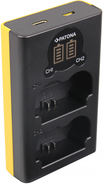 Patona Dual LCD USB Ladegerät für Fuji NP-W235