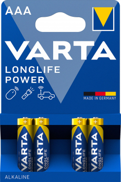 Varta 4903 Longlife Power AAA 1260mAh 4 pièces