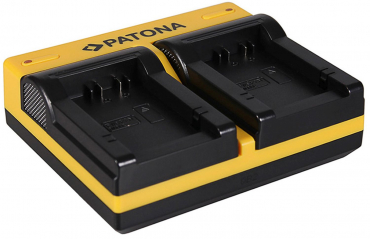 PATONA Dual Ladegerät + 2x Akku DMW-BMB9 