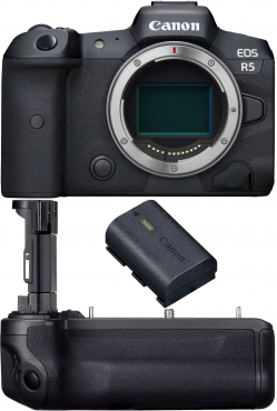 Canon EOS R5 + LP-E6NH Akku + BG-R20 Akkugriff