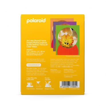Polaroid i-Type Color Film Round Frame Retinex 2x8