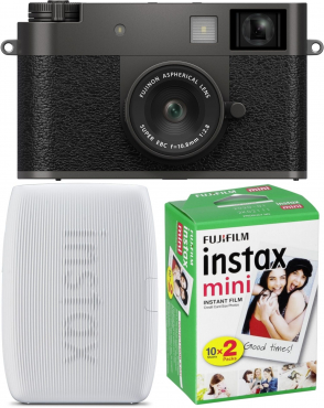 Fujifilm X-HF1 Anthracite + Fujifilm Instax Mini Link3 + DP Film