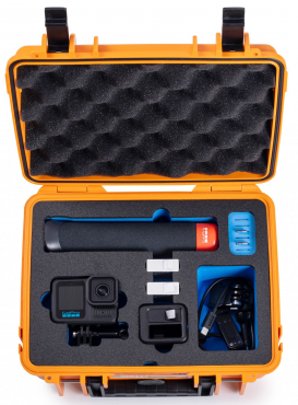 B&W GoPro Hero 13 Case Typ 1000 orange