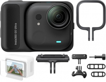 INSTA360 GO Ultra Midnight Black bike bundle