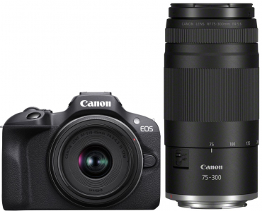 Canon EOS R100 + RF-S 18-45mm f4.5-6.3 IS STM + RF 75-300mm f4-5