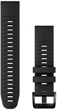 Garmin QuickFit Wristbands, 22 mm Silicone, Black, Black Components