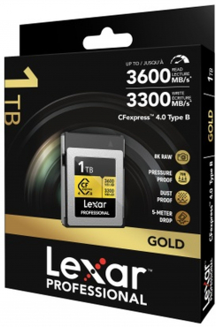 Lexar CFexpress Professional Type-B Gold 4.0 1TB