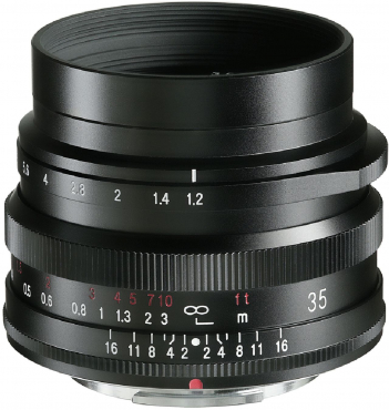 Voigtländer Nokton 35mm f1,2 X-Mount sw Retour client