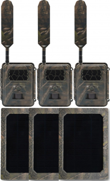 SEISSIGER Base-Cam LTE SUPERSIM-Edition + solar panel 3-pack