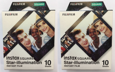 Fujifilm Instax Square Film Star Illumination Pack de 2 pièces