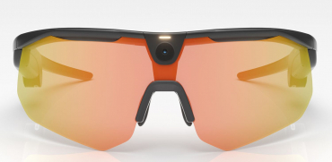 Lunettes avec caméra sportive BleeqUp Ranger AI, noires