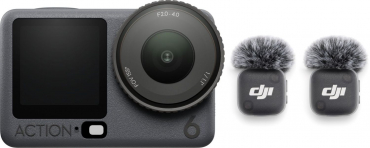 DJI Action 6 + 2x Mic Mini 2 Transmitter