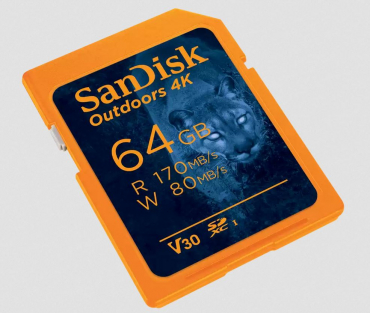 SanDisk Outdoors 4K SDXC UHS-I Karte 64GB