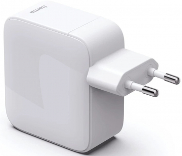 Hama 201957 Chargeur rapide GaN 65W câble de charge extensible Blanc