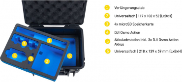 B&W DJI Osmo Action 6 Case type 2000 noir