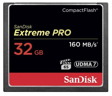 SanDisk Compact Flash Extreme Pro 32GB - 6015631 SanDisk Compact Flash Extreme Pro 32GB