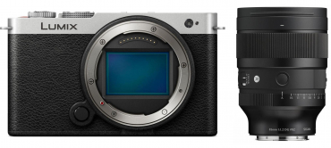 Panasonic Lumix DC-S9 silber/schwarz + Sigma 85mm f1,2 DG Art L-Mount