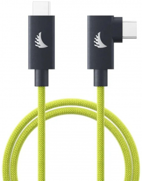 Angelbird USB-C 4.0 Solid Flex™ Kabel Right-Angle Lime 32cm