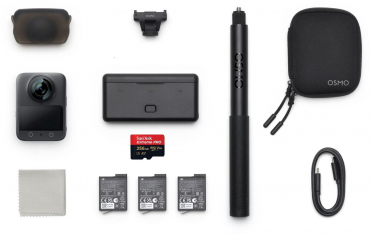 DJI Osmo 360 Adventure Combo + SanDisk micro SDXC Extreme Pro 256GB 200MB/s V30