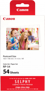 Canon RP-54 Tinten und Papiersatz Postkartenformat