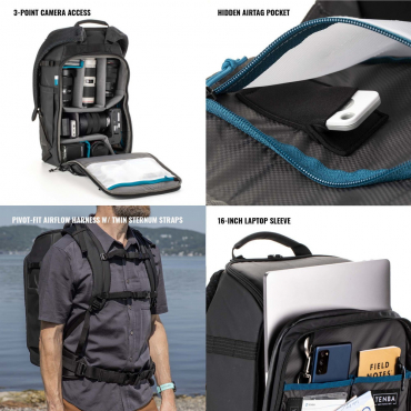 Tenba Axis v2 24L Rucksack Schwarz