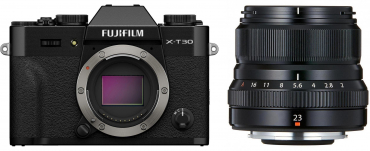 Fujifilm X-T30 III Housing Black + XF 23mm f2.0 Black