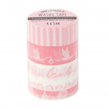 Goldbuch Washi Tape 10622 stork pink