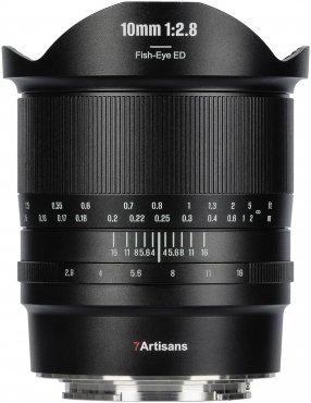 7Artisans 10mm f2,8 II Fisheye ED für Canon RF