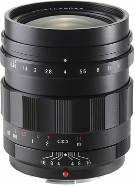 Voigtländer Nokton 25mm f0,95 II MFT schwarz