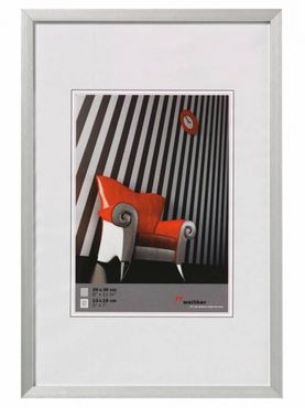 Walther AJ030S Chair cadre aluminium 20x30cm argenté