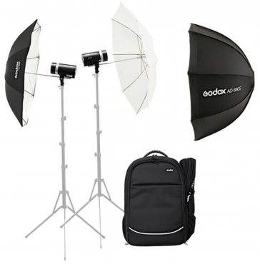 Godox AD300pro II Kit TTL WITSTRO studio set with battery & backpack