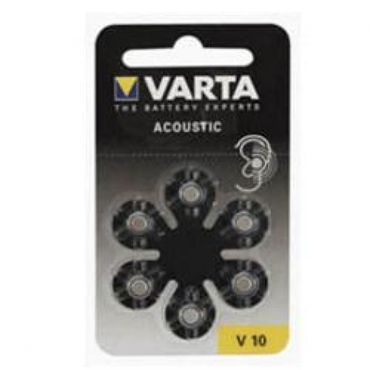 Rayovac V10AT Blister of 6 Hearing Aid Batteries