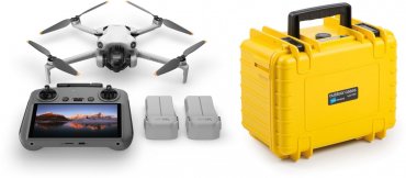 DJI Mini 4 Pro Fly More Combo (DJI RC 2) + B&W Case type 2000 jaune