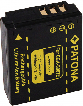 Patona battery for Panasonic CGA-S007