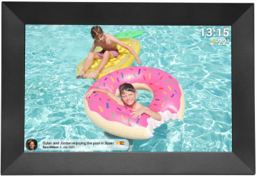 Denver Frameo 1024B Digitaler Bilderrahmen Schwarz 10,1 Zoll