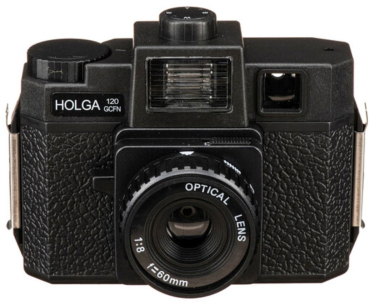 HOLGA 120GCFN black optik glas lens+flash Rollfilm-Kamera mit Blitz