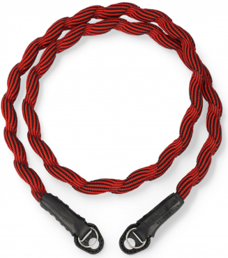 Artisan&Artist ACAM-707 REBK Spiral-Cord Gurt Standardlänge rot/schw