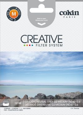 Cokin P121M Graduated Filter Gray 2 ND4 for P Series