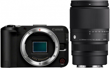 Canon EOS R50V + Sigma 16-300 mm f3.5-6.7 DC OS (C) RF-Mount