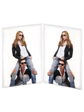 Walther AD1015 Acryl Doppelrahmen 10x15 cm