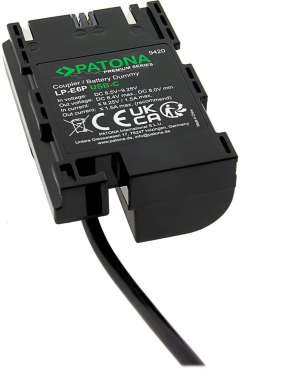 Patona Premium USB-C Akku-Adapter für Canon LP-E6P