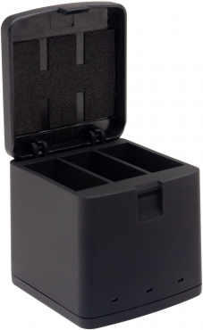 PATONA Premium Ladebox 3 Akkus GoPro Hero 9/10/11/12 inkl. USB-C Kabel