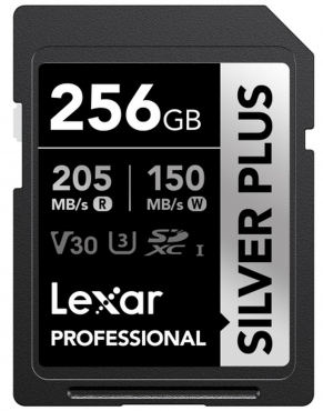 Lexar SDXC Silver Plus UHS-I 256GB