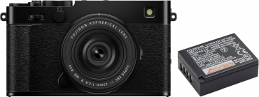 Fujifilm X-E5 black + XF 23mm f2.8 R WR + NP-W126S battery