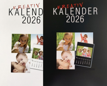 Customize 2026 calendar for 20x30 photos