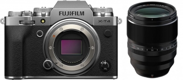Fujifilm X-T4 silber + XF 50mm f1,0 R WR