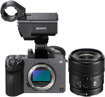 Sony ILME-FX2 + XLR-Griff + SEL 15mm f1,4 G